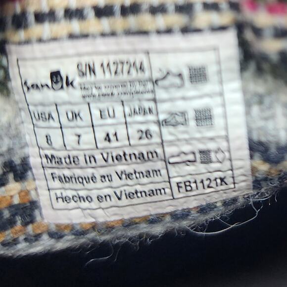 Sanuk You Got My Back St Hemp Men 8 Brown w/ Woven Blanket Lining 1127214 NWT - Picture 12 of 13